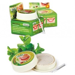 Травяная зубная паста отбеливающая PRIM PERFECT YimSiam (мята/зеленая) 25г - фото 6945