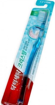 Зубная щетка для чувствительных десен средней жесткости CJ LION Dr. Sedoc Crystal Compact 1шт - фото 7068