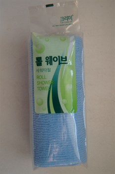 Мочалка для душа (28х95) SB CLEAN&BEAUTY ROLL WAVE SHOWER TOWEL - фото 7149