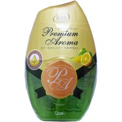 Жидкий дезод. ароматизатор для помещений ST Shoushuuriki Premium Aroma аромат апельсин и бергамот 400мл - фото 7355