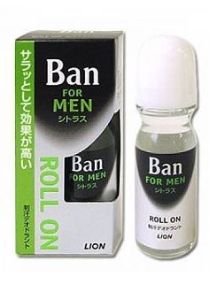 Мужской классический освежающий роликовый дезодорант-антиперспирант с ароматом цитрусовых LION "Ban Roll On" 30мл - фото 7732