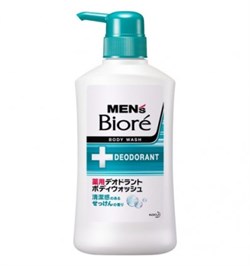 Мужской гель для душа Kao Men's Biore аромат мыла флакон-дозатор 440мл - фото 7737