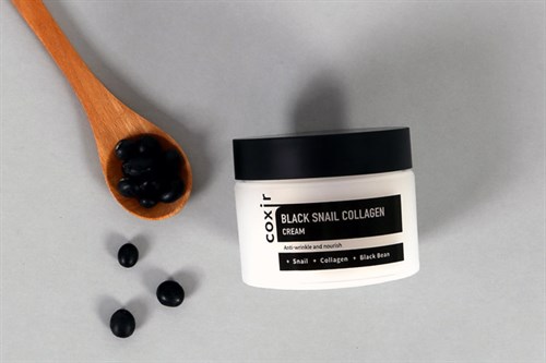 Антивозрастной питательный крем Coxir Black Snail Collagen Cream 50 мл - фото 7949