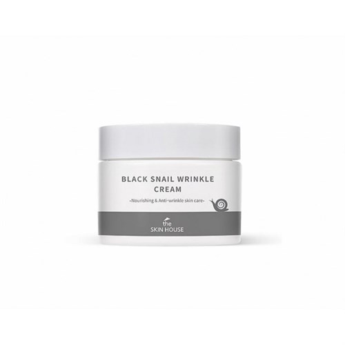 Питательный крем с коллагеном и муцином чёрной улитки THE SKIN HOUSE Black Snail Wrinkle Cream 50ml - фото 7981