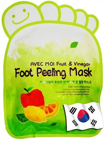 Пилинг-носочки для педикюра AVEC MOI с гиалуроновой кислотой и фруктовыми кислотами - фото 8109