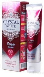 Отбеливающая зубная паста MKH Mukunghwa Crystal White с ароматом клюквы и мяты, 110гр - фото 8147