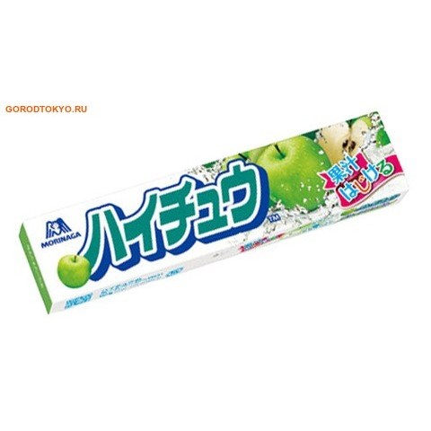 Жевательные конфеты Morinaga Hi-Chew со вкусом зеленого яблока, 12шт. - фото 8257