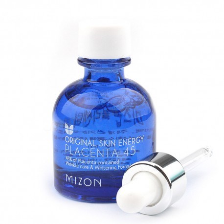 Высококонцентрированная сыворотка с плацентой Mizon Original Skin Energy Placenta 45 Ampoule 30ml - фото 8538