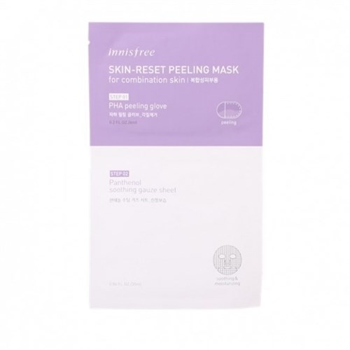 Маска-пилинг для лица 2 в 1 для комбинированной кожи Innisfree Skin-reset Peeling Mask #03 for combination skin - фото 8690