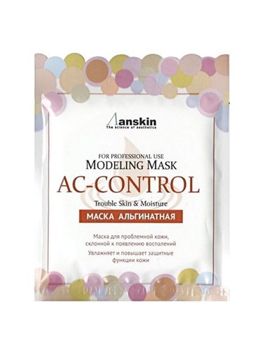 Альгинатная маска для проблемной кожи Anskin Ac Control 25г - фото 9389