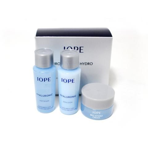 Набор для интенсивного увлажнения с гиалуроновой кислотой IOPE Hyaluronic & Bio Hydro Trial (3 items) Kit Hydrated and soft skin - фото 9596