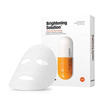 Премиум-маска для выравнивания тона лица Dr. Jart+ Dermask Brightening Solution Ultra-Fine Microfiber Sheet Mask - фото 9692