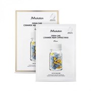 Восстанавливающая целлюлозная маска с керамидами JM solution Derma Care Ceramide Aqua Capsule Mask Medi