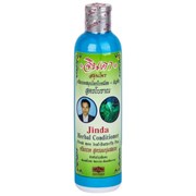 Лечебный тайский кондиционер для роста и против выпадения волос с синим чаем Jinda Herbal Conditioner Fresh mee leaf + Butterfly Pea 250 мл