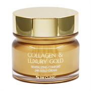 Крем для упругости кожи с коллагеном и золотом 3W CLINIC Collagen & Luxury Gold Cream 100ml