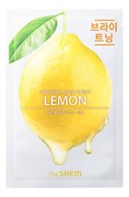 Маска тканевая с экстрактом лимона The Saem Natural Lemon Mask Sheet