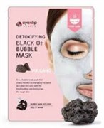 Маска тканевая кислородная ENL DETOXIFYING BLACK O2 BUBBLE MASK VOLCANO 20гр