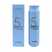 Шампунь с пробиотиками для объема волос MASIL 5 Probiotics Perfect Volume Shampoo BLUE 300ml