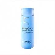 Шампунь с пробиотиками для объема волос MASIL 5 Probiotics Perfect Volume Shampoo BLUE 150 ml мини