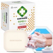 Увлажняющее мыло MKH Sanitason с антибактериальным эффектом (аромат имбиря и лайма) 100 г