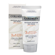 Солнцезащитный крем для лица Enough 3in1 Collagen Sun Cream 50мл