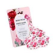 Увлажняющая маска-носочки для ног с розой Koelf Rose Petal Satin Foot Mask