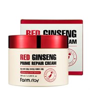 Восстанавливающий крем с экстрактом красного женьшеня FarmStay Red Ginseng Prime Repair Cream 100мл