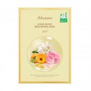 Осветляющая тканевая маска с цветочными экстрактами JM Solution Flower Infused Brightening Mask