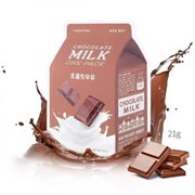 Тканевая маска с шоколадом  A'pieu Chocolate Milk One Pack