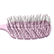Био-расческа для волос SOLOMEYA массажная СВЕТЛО-РОЗОВАЯ Solomeya Scalp massage bio hair brush Light pink - фото 15860