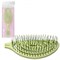 Расческа био для волос SOLOMEYA подвижная ЗЕЛЕНАЯ Solomeya Detangling bio hair brush Green, 1 шт. - фото 15867
