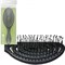 Расческа био для волос SOLOMEYA подвижная ЧЕРНАЯ Solomeya Detangling bio hair brush Black, 1 шт. - фото 15872