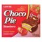 Пирожные в шоколадной глазури Lotte "Choco Pie" Клубника, 12шт. - фото 7756